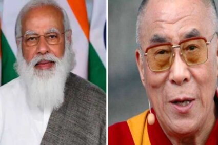 PM मोदी ने ति​ब्बती धर्मगुरु दलाई लामा को दी 86वें जन्मदिन की बधाई