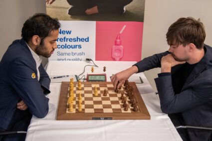 Arjun Erigaisi moves to joint lead of TePe Sigeman after defeating Jorden van Foreest