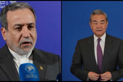 China urges ‘complete cessation’ of hostilities as its foreign minister meets Iranian counterpart