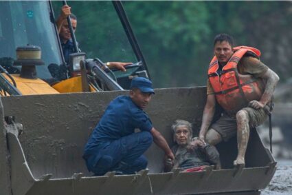 ‘A warrior’: How a 97-year-old was pulled alive from Nepal floods