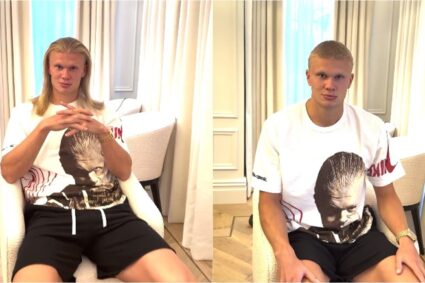 Erling Haaland chops off iconic locks, debuts new buzz cut look
