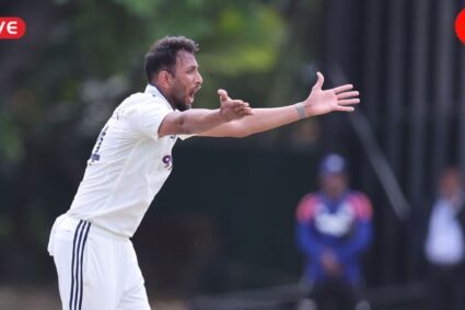 India vs Sri Lanka XI, Live score practice Match Day 3: SL 105/3 vs IND in Colombo