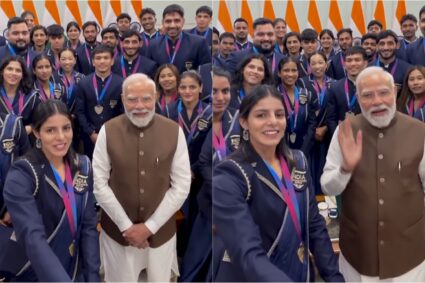 PM Narendra Modi meets CWG medallists: ‘Always cheer for Bharat’