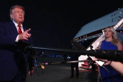 Trump’s secret plane switch left journalists feeling deceived: What happened aboard Air Force One