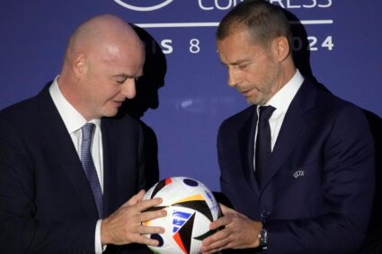 UEFA chief Aleksander Ceferin says he is not running for FIFA President