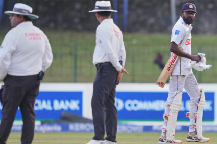 Why was Prabath Jayasuriya sanctioned during IND vs SL 2nd Test