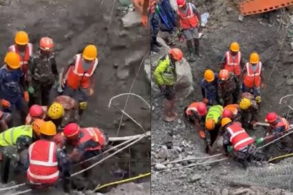 2 people rescued alive from Nepal tunnel 9 days after flash flood