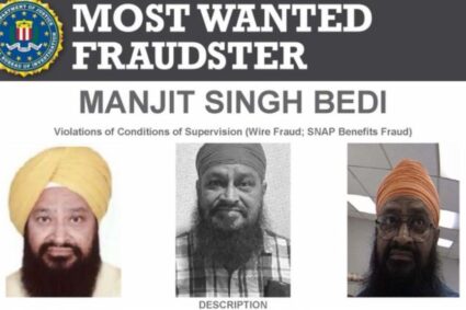 India-born Manjit Singh Bedi in FBI’s ‘Most Wanted’ list for alleged fraud
