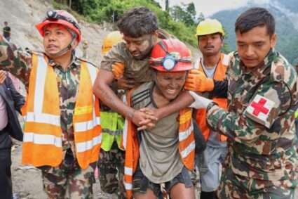 Two workers rescued from Nepal tunnel 9 days after flash flood